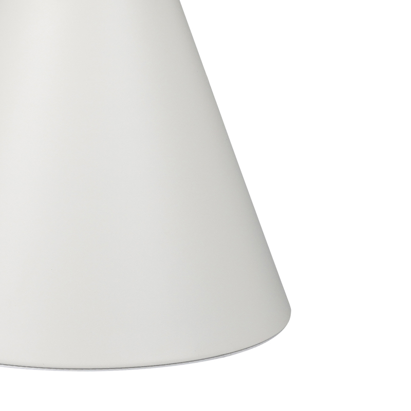 Βοηθητικά τραπέζια Coozlin Inart sintered stone σε απόχρωση λευκό μαρμάρου με λευκό-χρυσό μέταλλο - Image 4