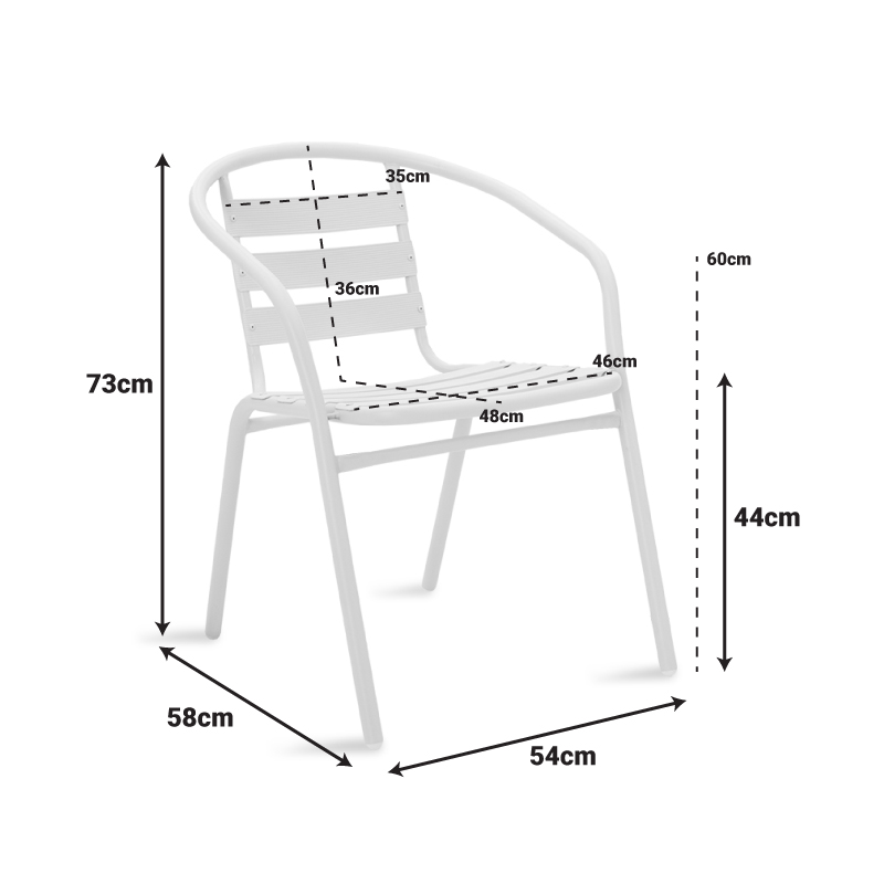 Πολυθρόνα Tade pakoworld μέταλλο ανθρακί 54x58x73εκ - Image 2