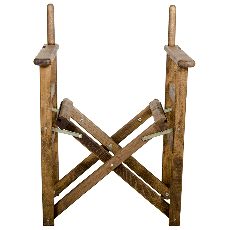 Σκελετός πολυθρόνας σκηνοθέτη Retto pakoworld μασίφ ξύλο οξιάς καρυδί - Image 5