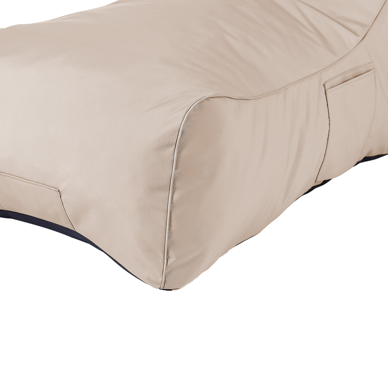 Πουφ ξαπλώστρα επαγγελματικό Otenda pakoworld αδιάβροχο σε μπεζ απόχρωση 67x110x65εκ - Image 5