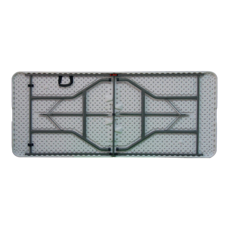 Τραπέζι catering-συνεδρίου Nedio pakoworld πτυσσόμενο-βαλίτσα λευκό μονοκόμματη επιφάνεια 180x70x74εκ - Image 2