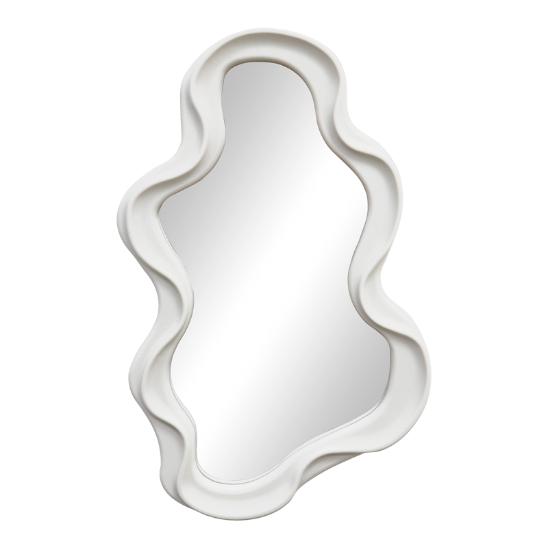 Καθρέπτης Liquid pakoworld pp σε λευκή απόχρωση 26x2.7x39εκ - Image 3