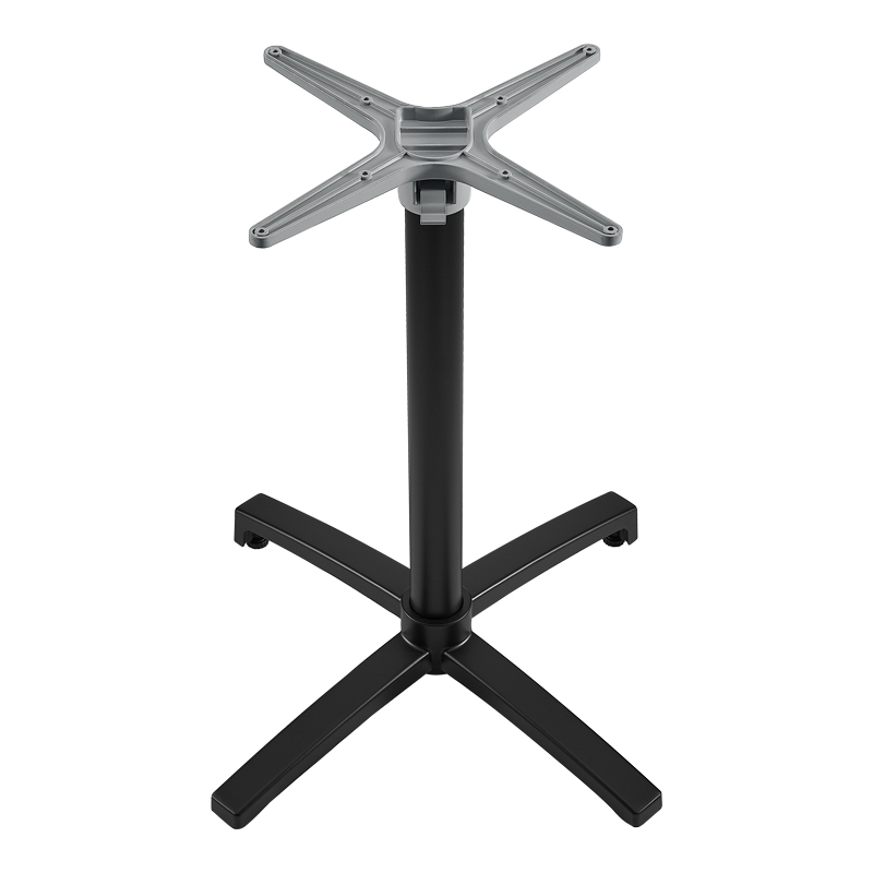 Βάση τραπεζιού Levo pakoworld μεταλλική σε μαύρη απόχρωση 69x69x73εκ - Image 2