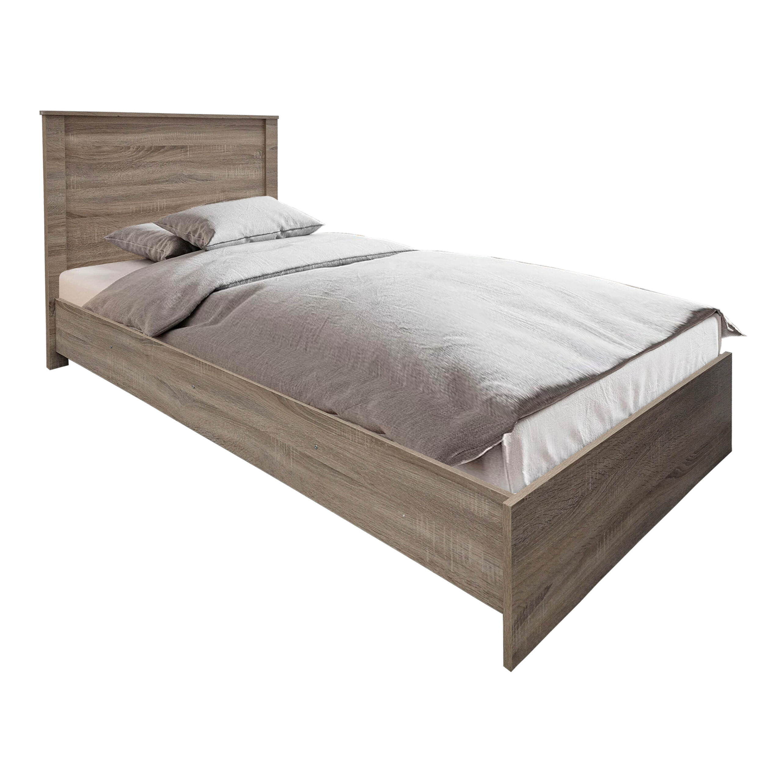 Σετ Κρεβατοκάμαρας Athos Sonoma με Κρεβάτι 90x190εκ Σετ 3τεμ - Image 2