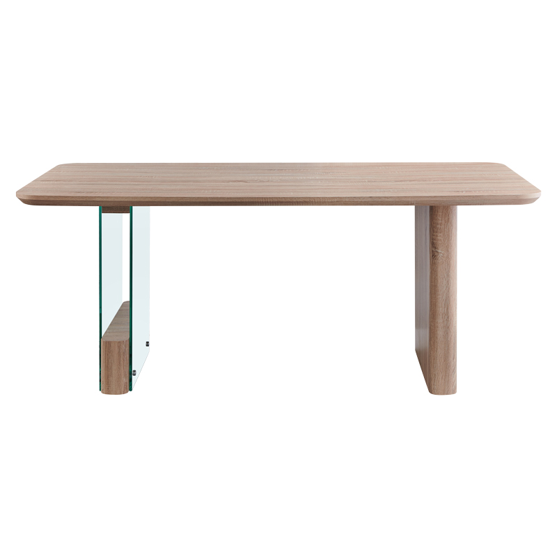 Tραπέζι Faghan pakoworld καφέ mdf 180x90x76εκ - Image 3