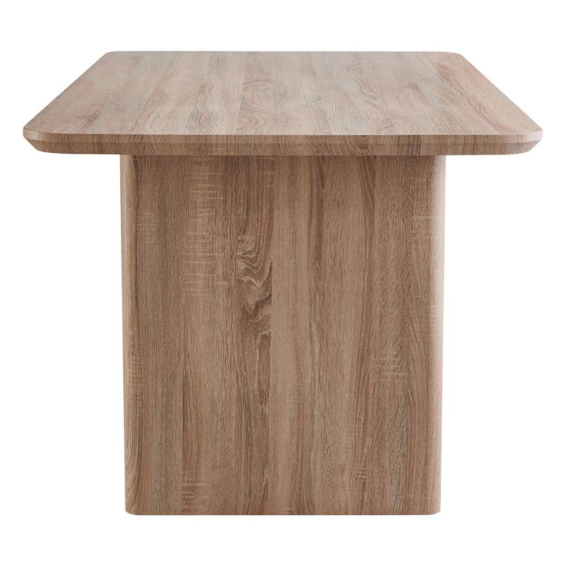 Tραπέζι Faghan pakoworld καφέ mdf 180x90x76εκ - Image 4