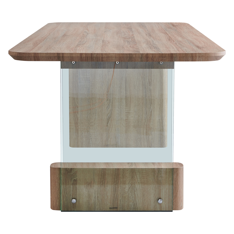 Tραπέζι Faghan pakoworld καφέ mdf 180x90x76εκ - Image 5