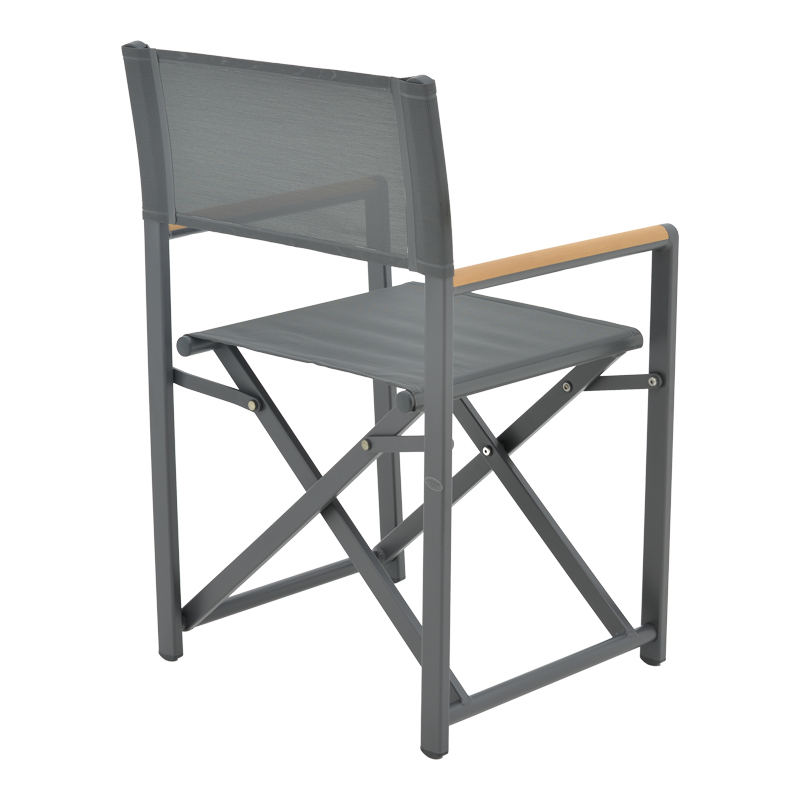 Τραπεζαρία Kliton-Mabu σετ 5τεμ pakoworld αλουμίνιο σε ανθρακί απόχρωση 80x80x74εκ - Image 4