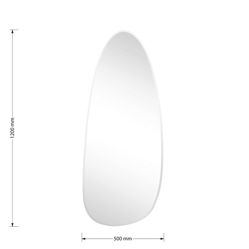 Καθρέπτης Ιrregular 3 pakoworld 50x1x120εκ - Image 3