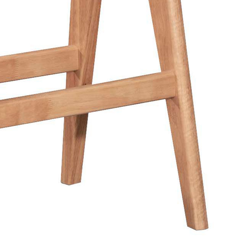 Τραπέζι Bar Winslow pakoworld ξύλο rubberwood ανοικτό καρυδί 120x45x100εκ - Image 4