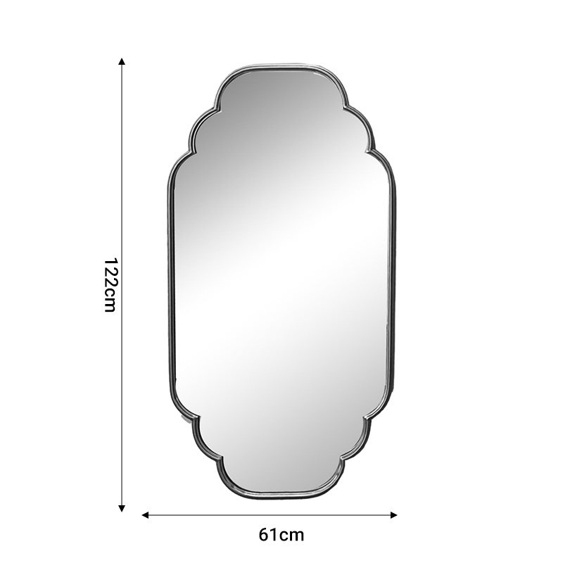 Καθρέπτης Farous Inart χρυσό μέταλλο 61x3x122εκ - Image 2