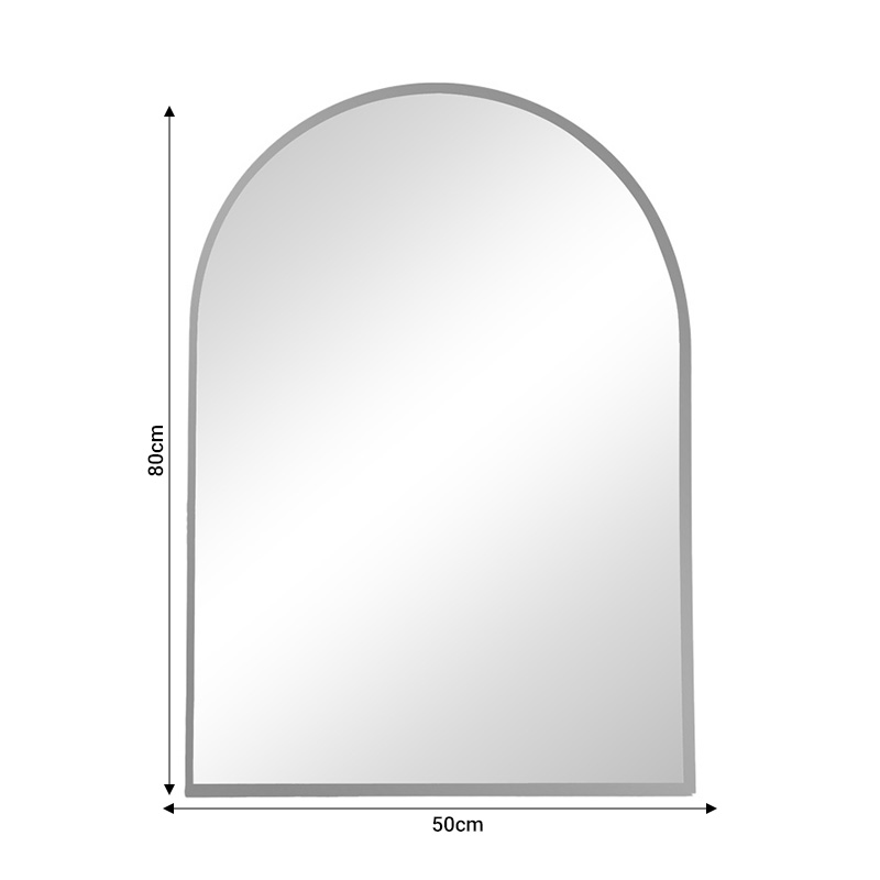 Καθρέπτης Mirrory pakoworld χρυσό αλουμίνιο 50x2.5x80εκ - Image 2