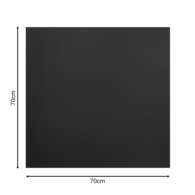 Επιφάνεια τραπεζιού Sensie pakoworld τ.Werzalit ανθρακί 70x70εκ - Image 2