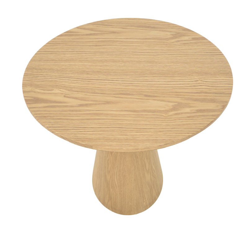 Tραπέζι Donda pakoworld mdf sonoma Φ100x76εκ - Image 3