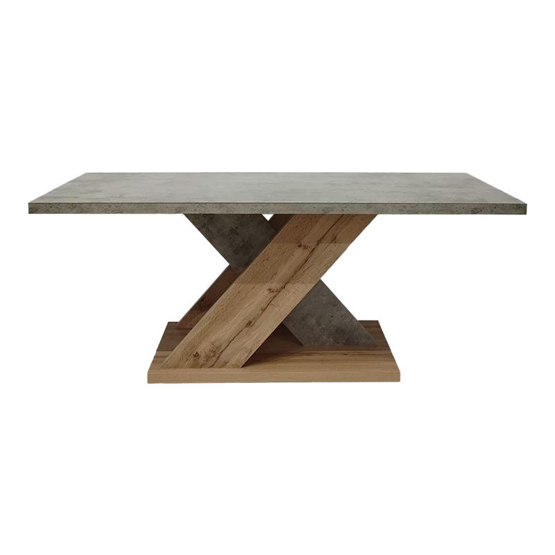 Τραπέζι σαλονιού Solange pakoworld σε γκρι-sonoma απόχρωση 110x55x47.5εκ - Image 3