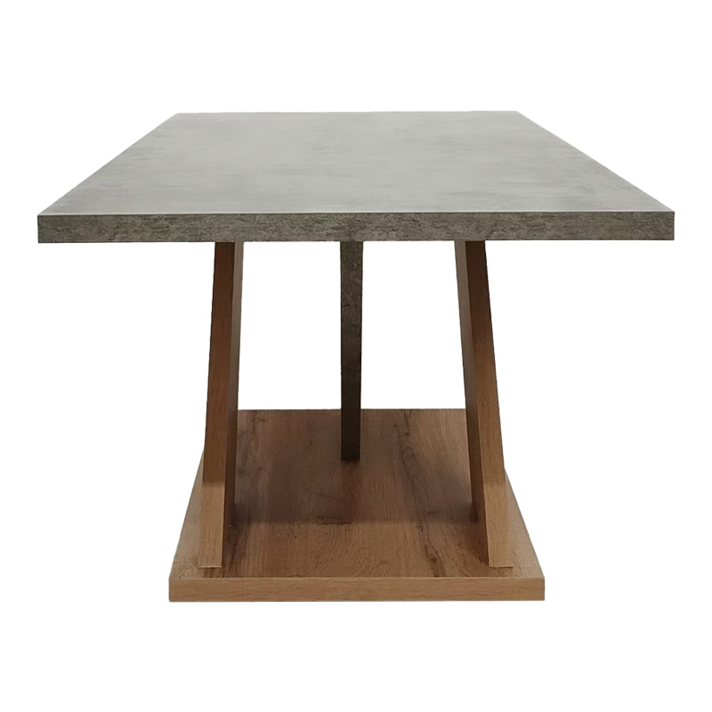 Τραπέζι σαλονιού Solange pakoworld σε γκρι-sonoma απόχρωση 110x55x47.5εκ - Image 4
