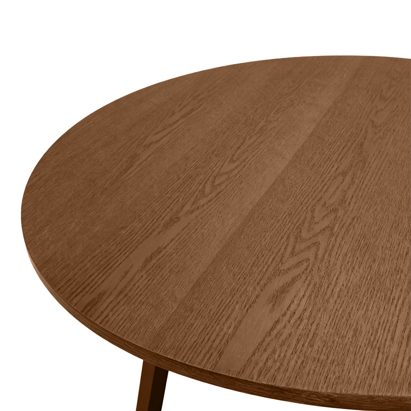 Τραπέζι Sedria pakoworld mdf καρυδί Φ120x75εκ - Image 3