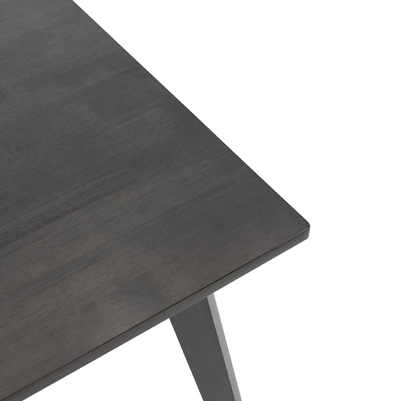 Τραπέζι Benson pakoworld MDF σε rustic grey απόχρωση 80x80x75εκ - Image 4