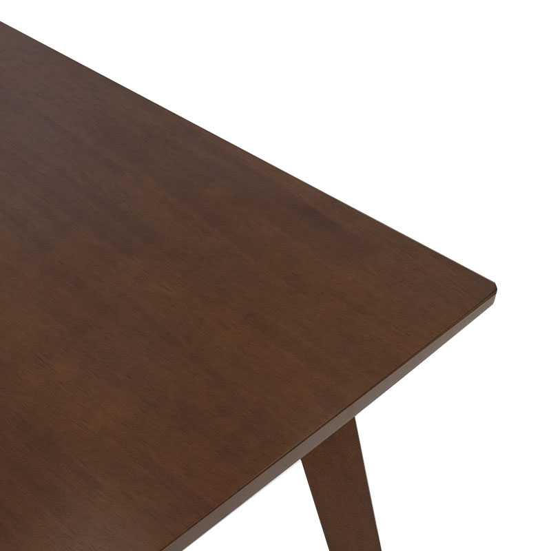 Τραπέζι Benson pakoworld MDF σε καρυδί απόχρωση 150x90x75εκ - Image 3