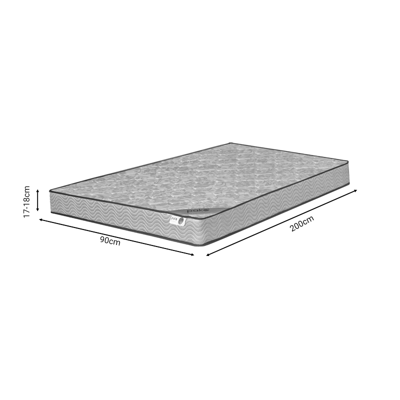 Στρώμα Klaudia pakoworld Continuous spring μονής όψης 17-18cm 90x200εκ - Image 4