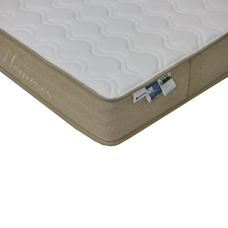 Στρώμα Nemesis pakoworld pocket spring roll pack διπλής όψης aloe vera 20-22cm 90x190εκ - Image 3
