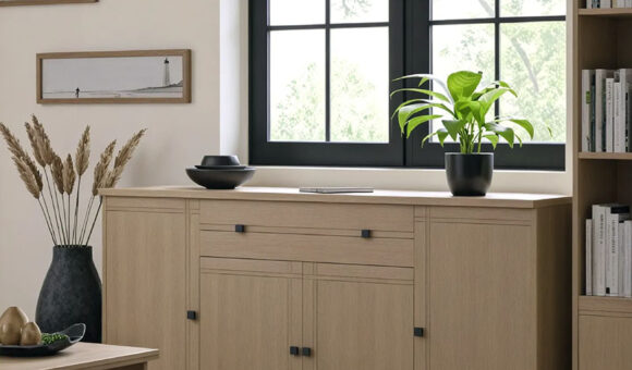 Μπουφές Libby pakoworld oak 160x39.5x83εκ