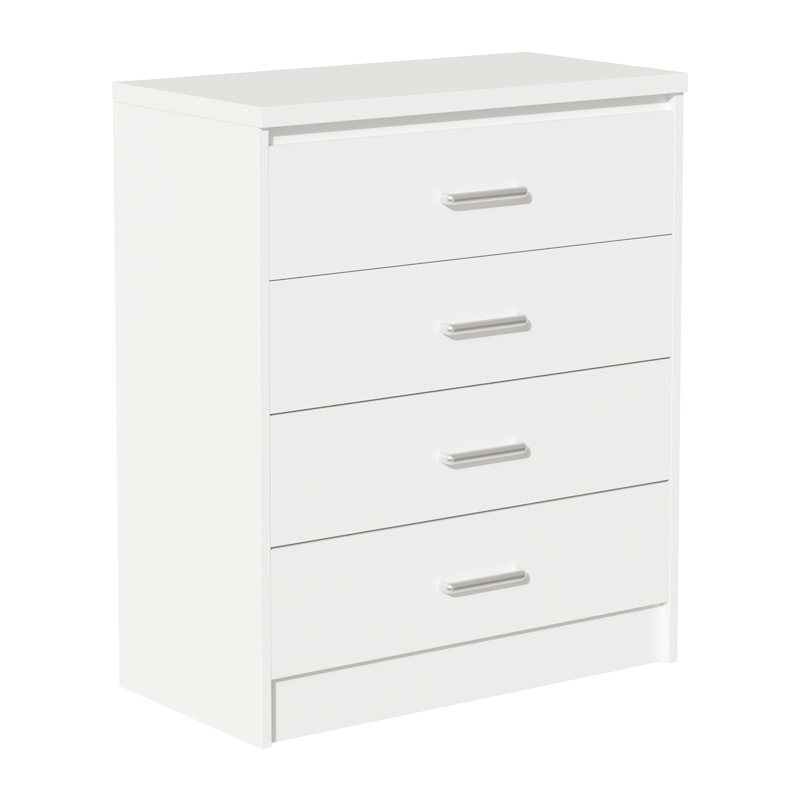 Σετ Κρεβατοκάμαρας Olympus White με Κρεβάτι 140x200εκ Σετ 4τεμ - Image 3