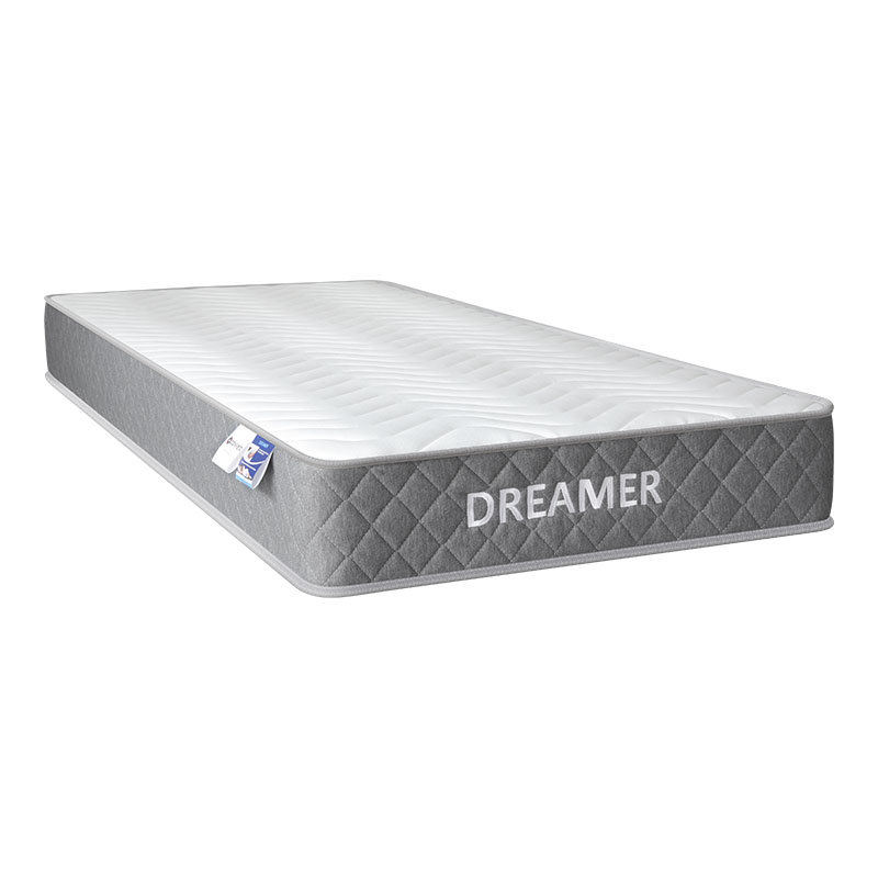 Κρεβάτι με στρώμα Athos-Dreamer pakoworld sonoma-ανθρακί 90x190εκ - Image 4