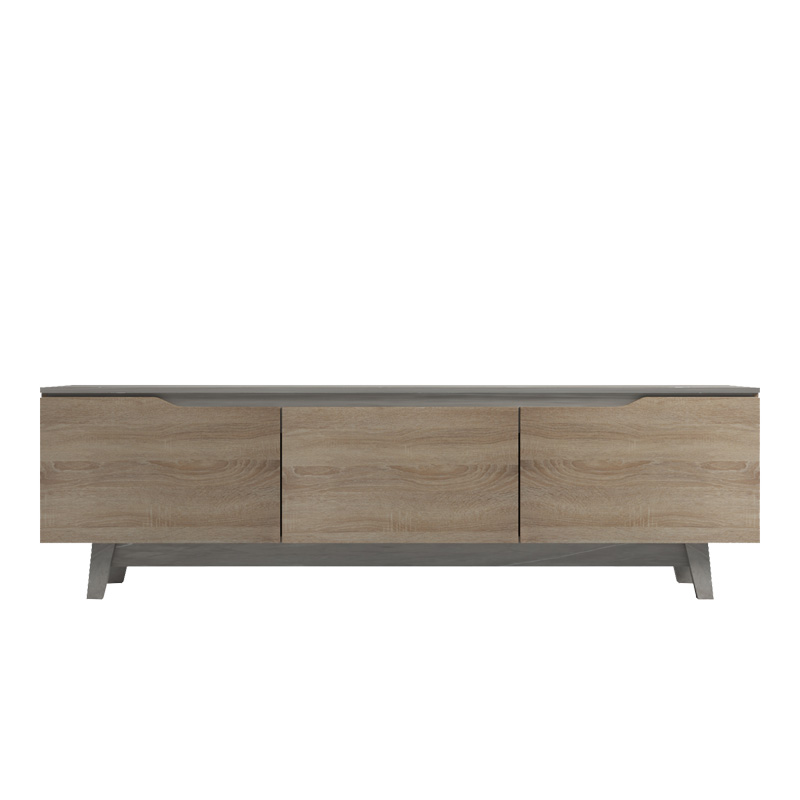 Έπιπλο τηλεόρασης Kasandra pakoworld μπεζ μαρμάρου-sonoma 180x35x48.5εκ - Image 4