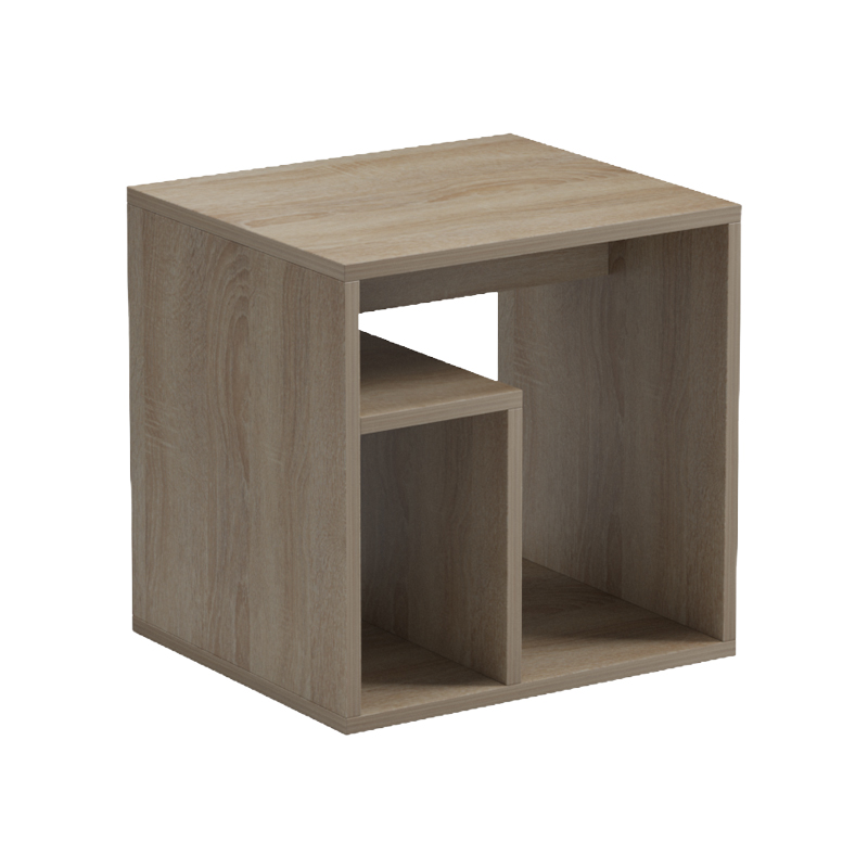 Βοηθητικό τραπέζι Doublo pakoworld sonoma 40x35x40εκ - Image 3