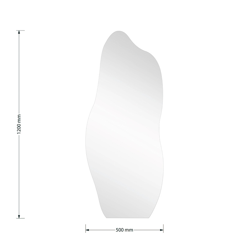 Καθρέπτης Ιrregular 1 pakoworld 50x1x120εκ - Image 3