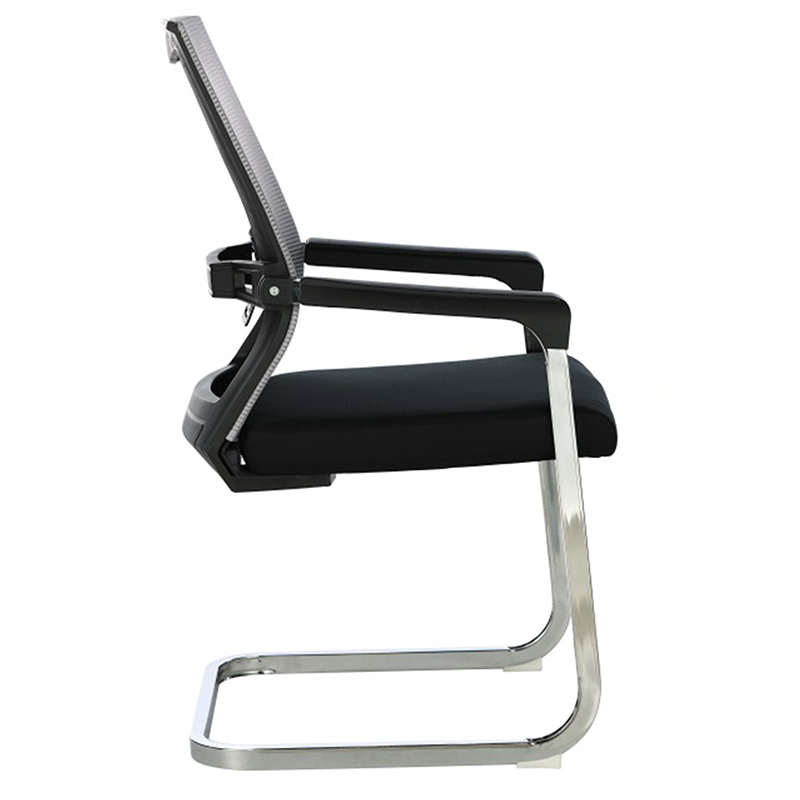 Καρέκλα γραφείου επισκέπτη Chromatic pakoworld μέταλλο-mesh μαύρο - Image 3