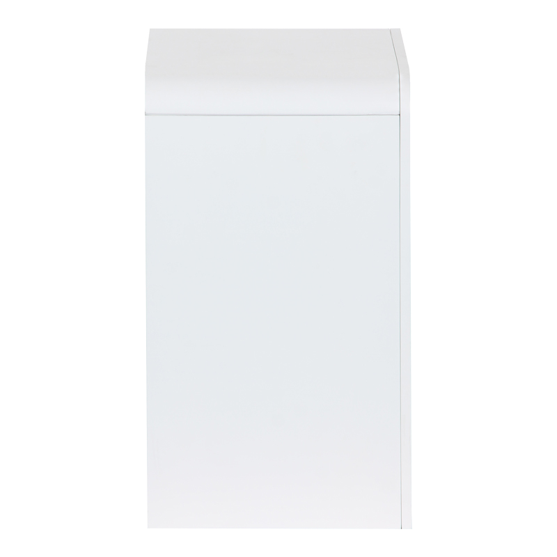 Κομοδίνο Zeplen pakoworld MDF σε λευκή απόχρωση 40x30x53εκ - Image 4