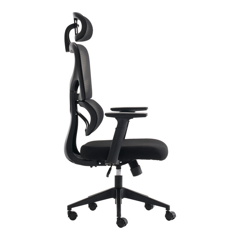 Καρέκλα γραφείου διευθυντή Cadrey pakoworld mesh μαύρο 67x64x120-128εκ - Image 4