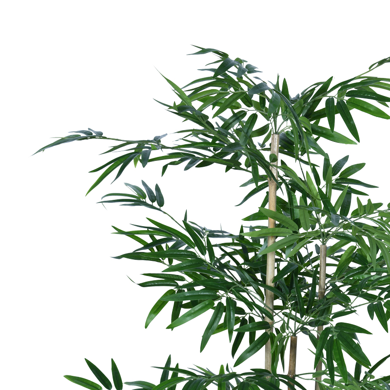 Διακοσμητικό φυτό Bamboo σε γλάστρα Inart πράσινο pp Υ130εκ - Image 2