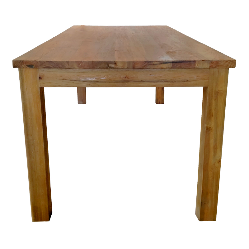 Τραπέζι Wooly pakoworld teak ξύλο σε φυσική απόχρωση 220x90x75εκ - Image 3