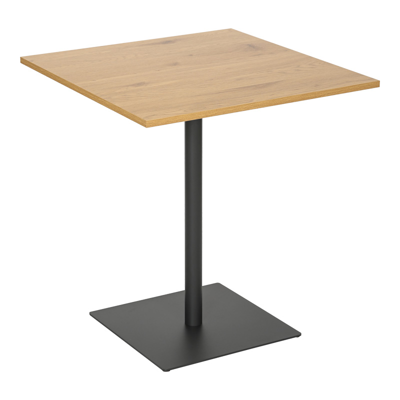 Τραπέζι Nerobian pakoworld mdf σε sonoma απόχρωση 70x70x75εκ - Image 4