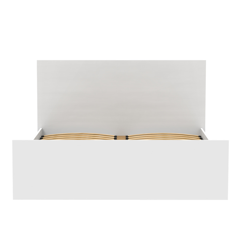 Κρεβάτι διπλό Toscana pakoworld σε λευκή απόχρωση 160x200εκ - Image 4