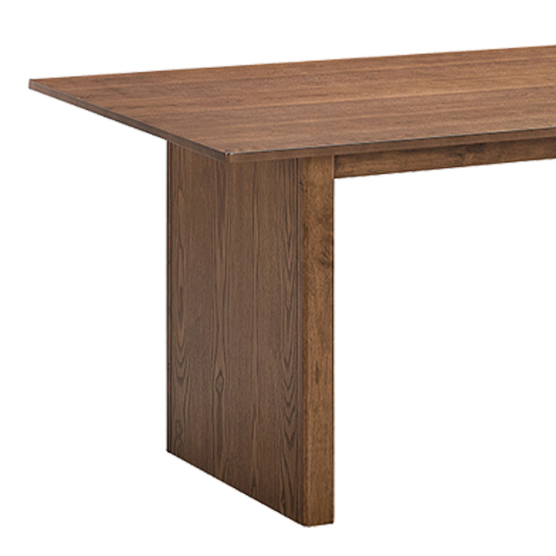 Τραπέζι Eleganza pakoworld mdf σε καρυδί απόχρωση 180x99x75.8εκ - Image 2