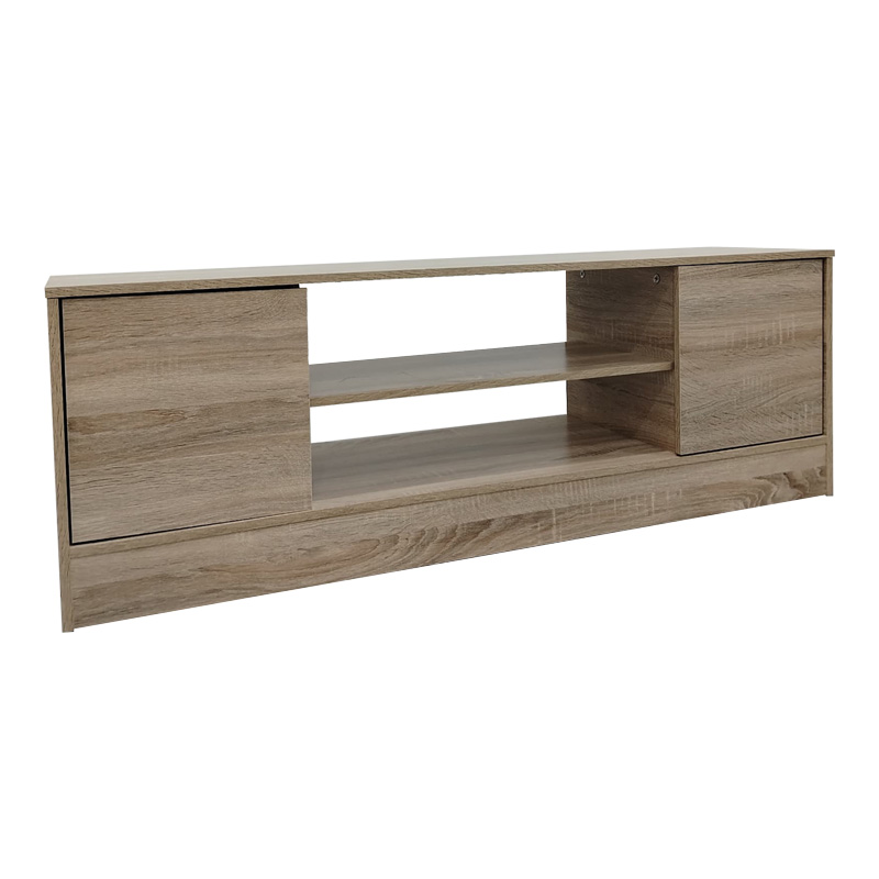 Έπιπλο τηλεόρασης Sasa pakoworld σε sonoma απόχρωση 120x35x41.5εκ - Image 2