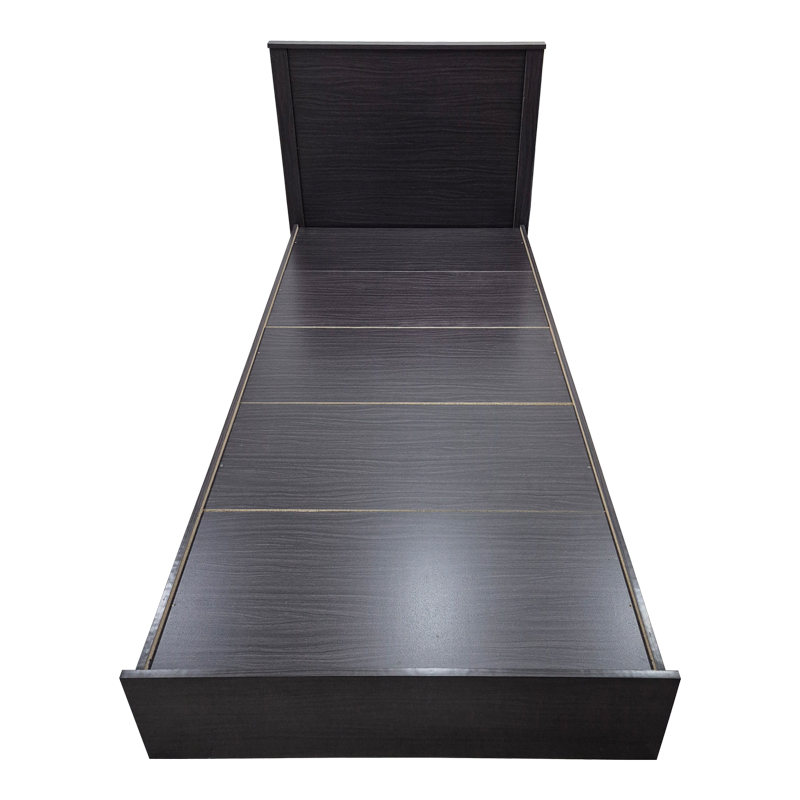 Κρεβάτι Athos pakoworld σε wenge απόχρωση 90x190εκ - Image 4