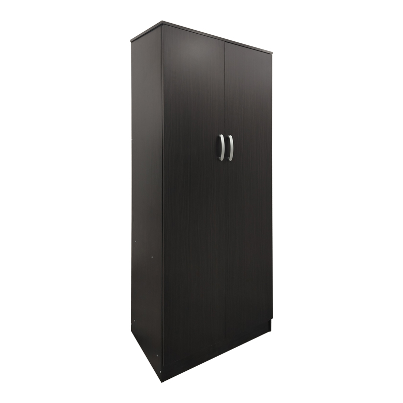 Ντουλάπα τετράφυλλη με πατάρι Athos Ι pakoworld wenge 160x42x240εκ - Image 2