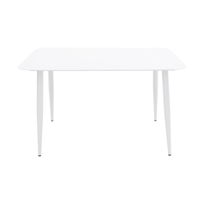 Τραπέζι Vista pakoworld αλουμίνιο σε λευκή απόχρωση 120x70x72εκ - Image 2
