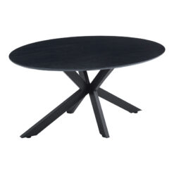 Τραπέζι Makrey pakoworld μαύρο mdf- μεταλλικά πόδια 160x90x75εκ