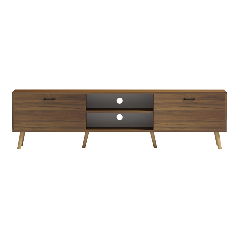 Έπιπλο τηλεόρασης Gorna pakoworld καρυδί 180x35x48.6εκ - Image 4