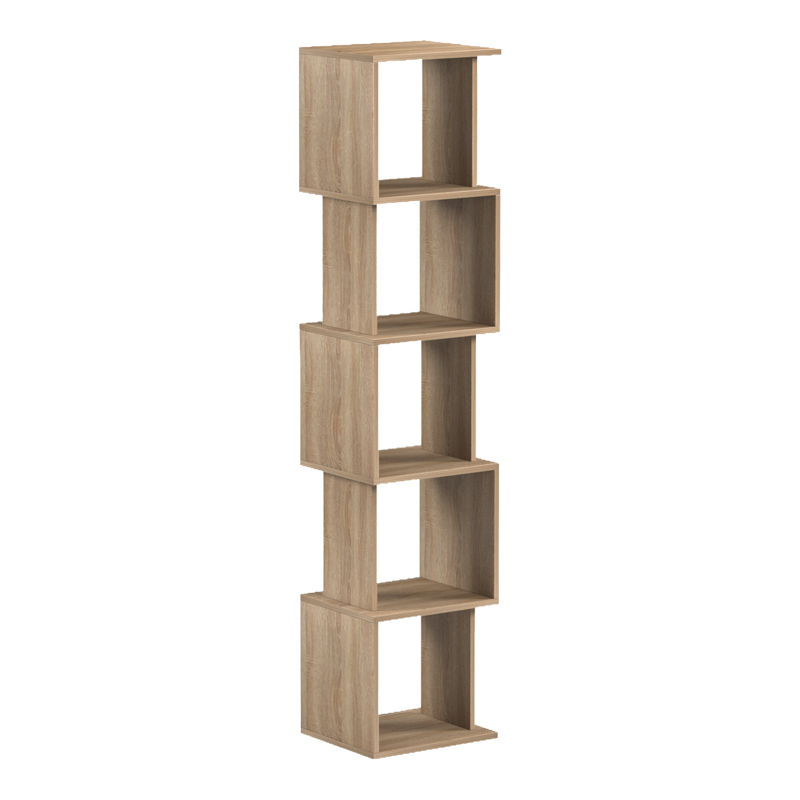 Βιβλιοθήκη Cubik pakoworld sonoma 35x30x161εκ - Image 2