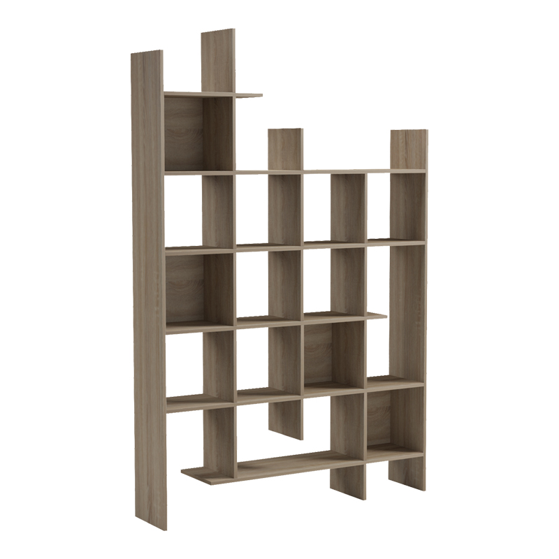 Βιβλιοθήκη Manco pakoworld sonoma 122x25.5x188εκ - Image 2