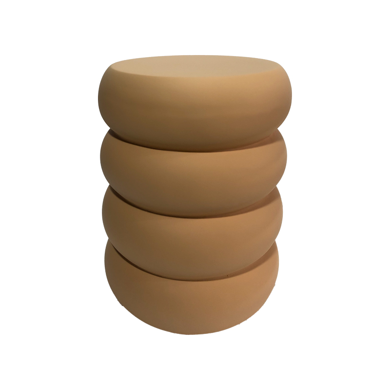 Βοηθητικό τραπέζι Venezia pakoworld MGO terracotta Φ35x46εκ - Image 2