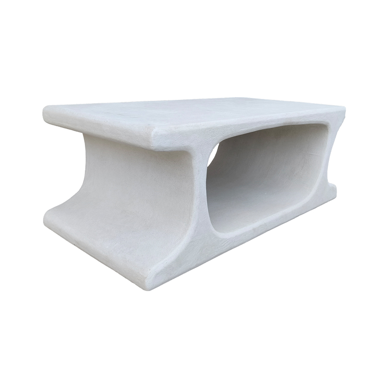 Τραπέζι σαλονιού Nafel pakoworld mdf λευκό 120x60x45εκ - Image 2