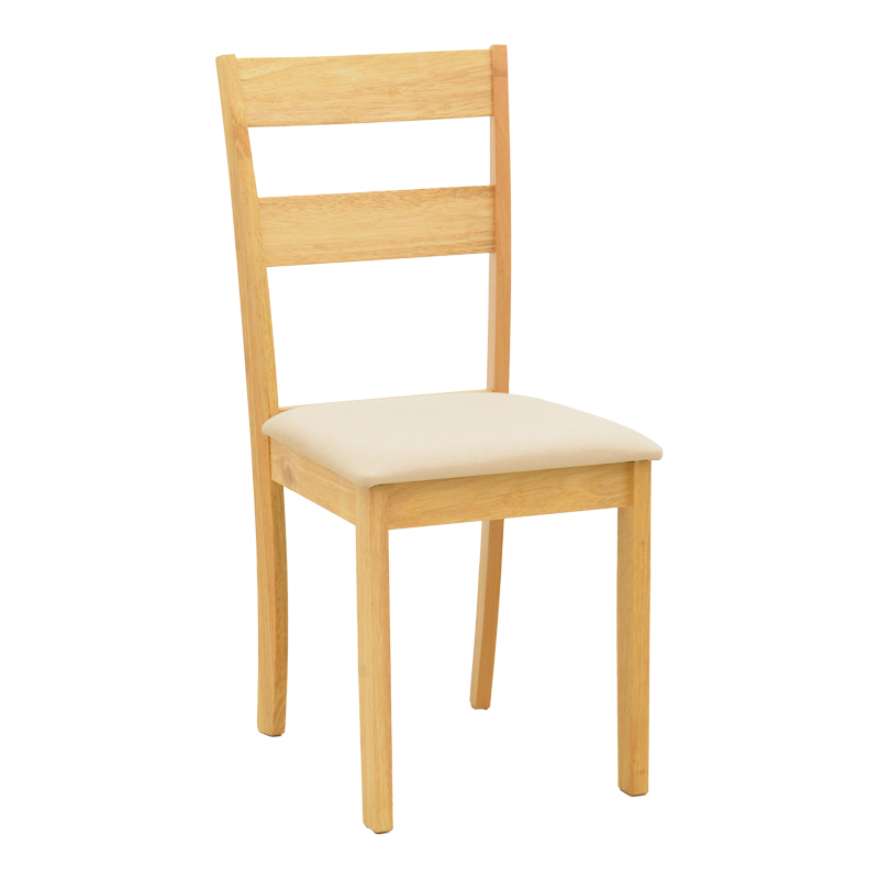 Τραπεζαρία Dallan Country pakoworld 5τεμ σε φυσική απόχρωση rubberwood 120-150x80x74εκ - Image 3